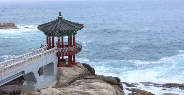 속초 해안 정자